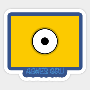 MINION USA DESPICABLE AGNES GRU Sticker